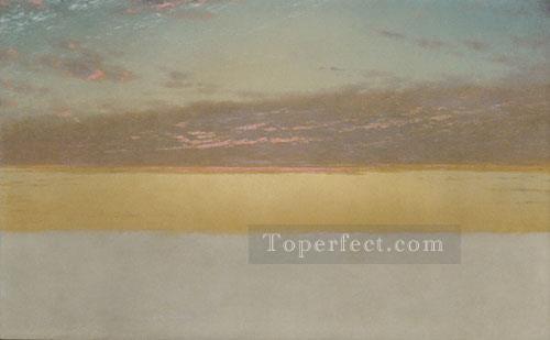 Paisaje marino del cielo del atardecer de John Frederick Kensett Pintura al óleo